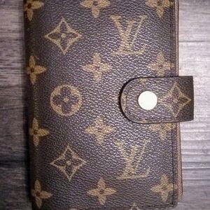 Louis Vuitton Brown and Gold Monogram Wallet